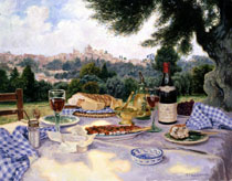 'Alfresco Still Life in a Landscape' series of New Paintings